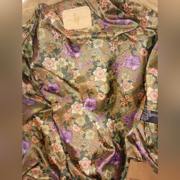 Vintage‎ Tan HUNT CLUB Leather Coat (#1,206) - Picture 5 of 12